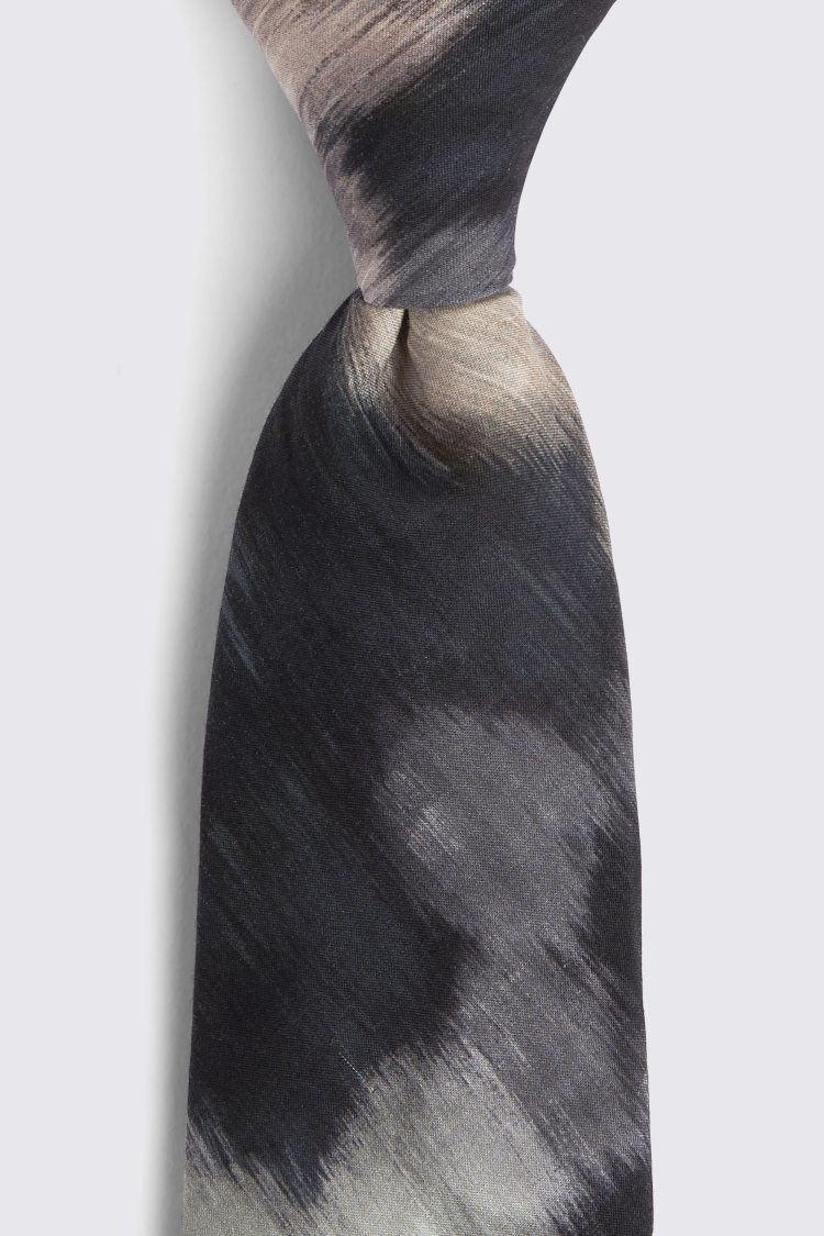 Midnight Macro Floral Tie Made with Liberty Fabric Buy Online at Moss