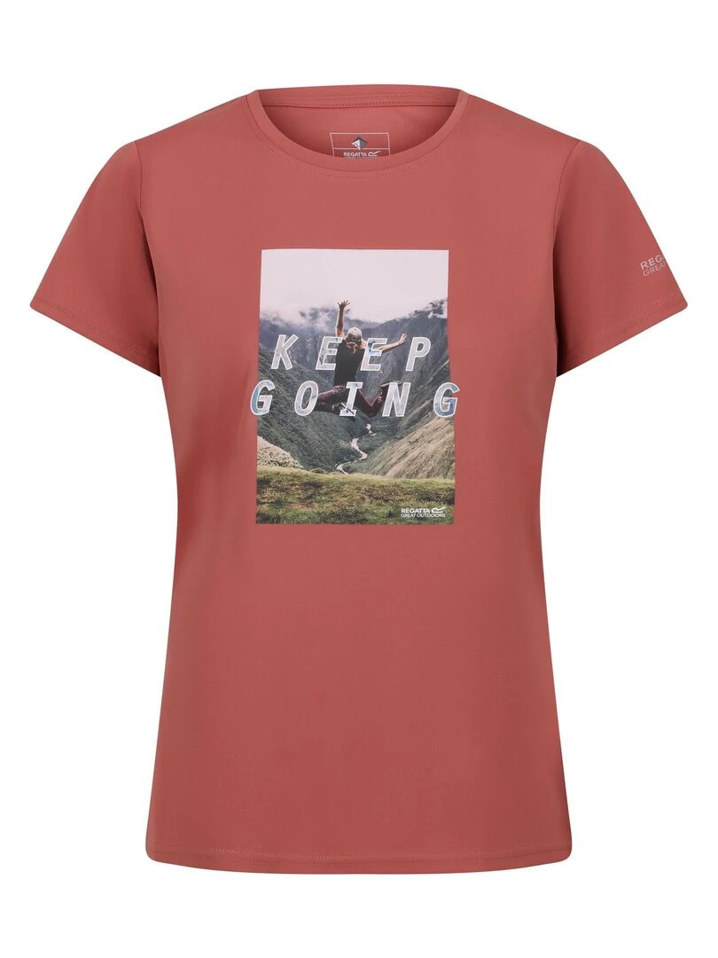 Regatta T shirt FINGAL KEEP GOING Mauve
