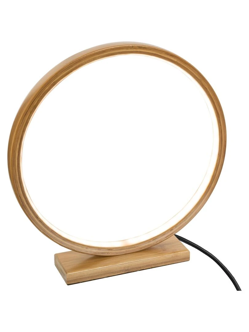 Lampe circulaire à poser Beige