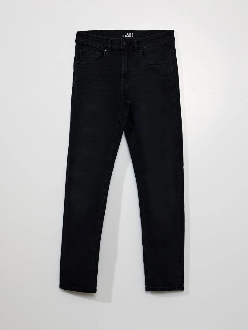 Jean slim L30 Noir