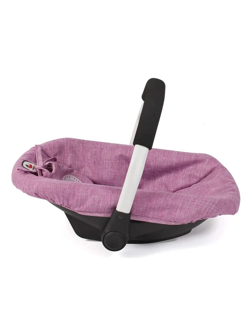 Siège de voiture pour poupées jean rose N/A