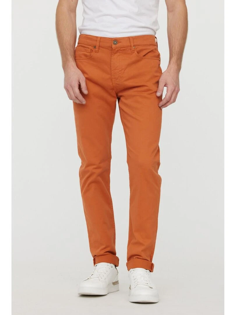 Lee Cooper Pantalon coton straight LC126ZP Orange