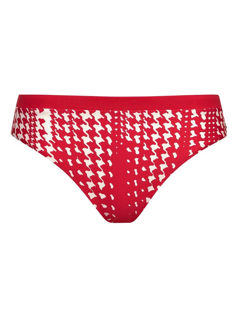 Bas maillot slip de bain taille haute Quito   Rouge