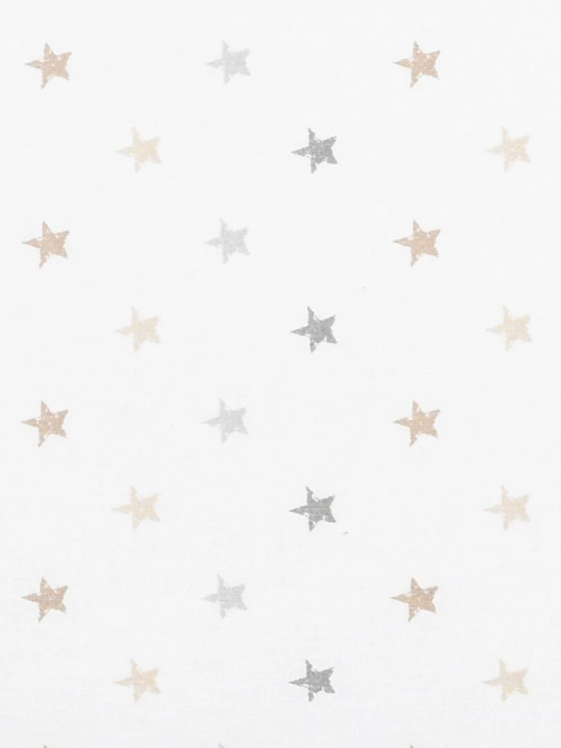 Drap dousse lit bébé 60x120 cm 100% coton Bio 'P'tit Basile' Multicolore
