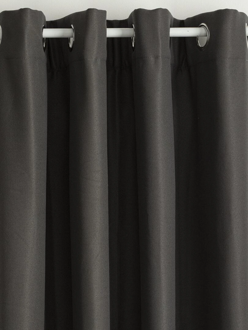 Rideau thermique et isolant uni Gris clair