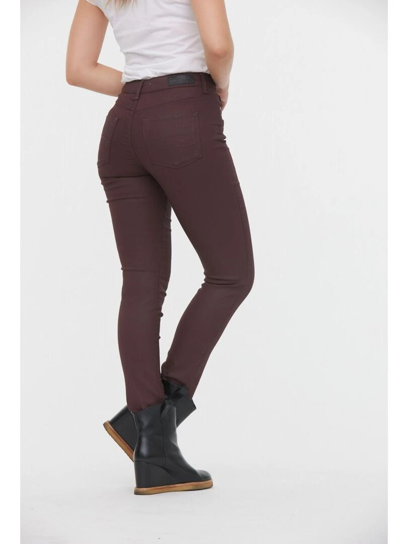 Lee Cooper   Jean coton slim LC135F   Bordeaux