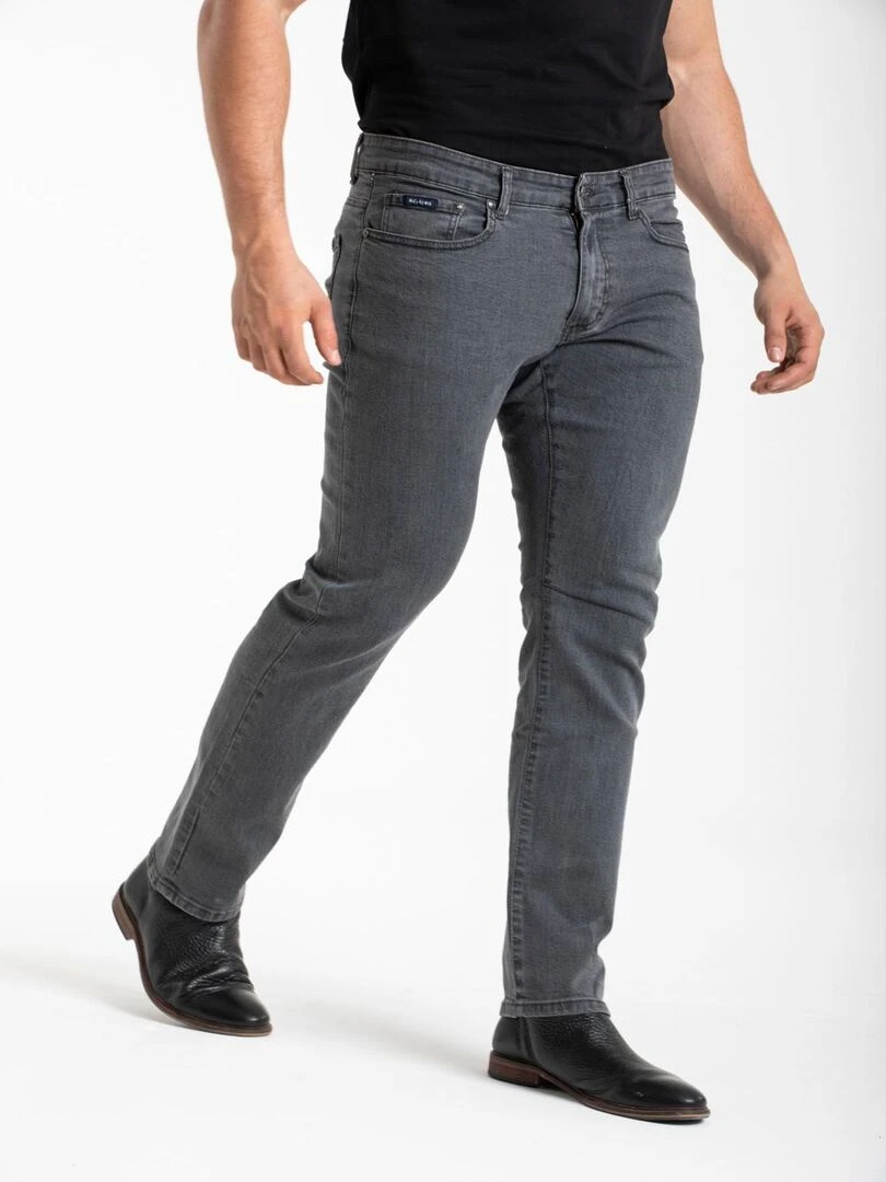 Jeans stretch RL70 Fibreflex® coupe droite confort BARON 'Rica Lewis'   Gris