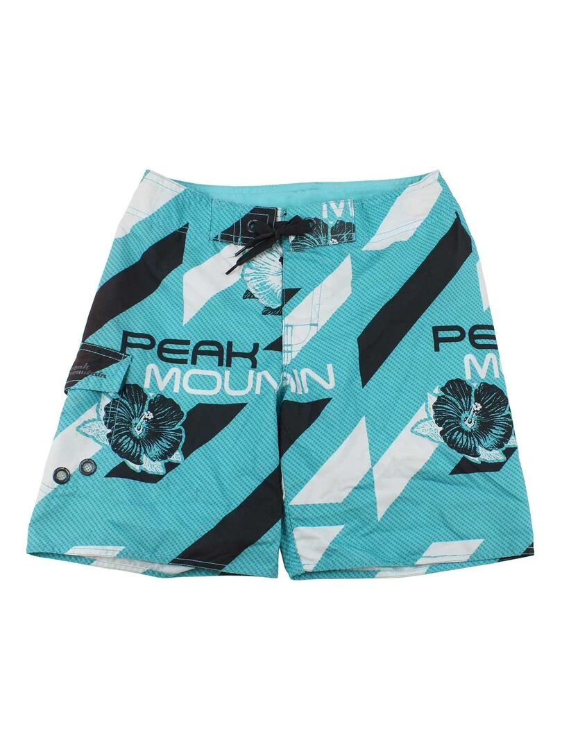 Bermuda de bain garçon ECIDJI PEAK MOUNTAIN Bleu