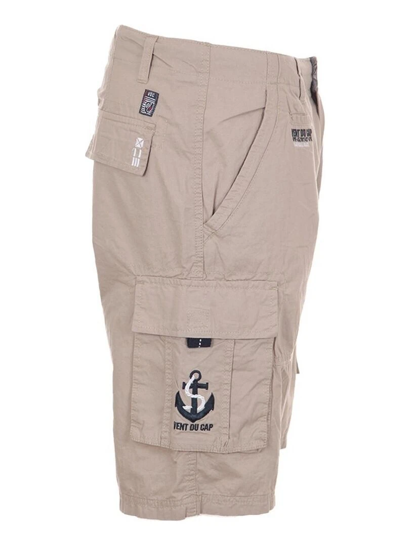 Bermuda homme CEBAY   VENT DU CAP   Gris taupe