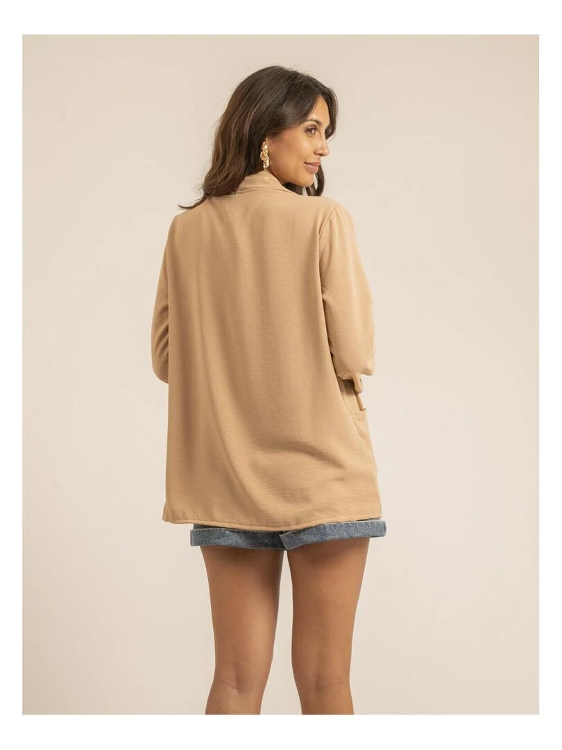 Veste col châle ULIPA Beige