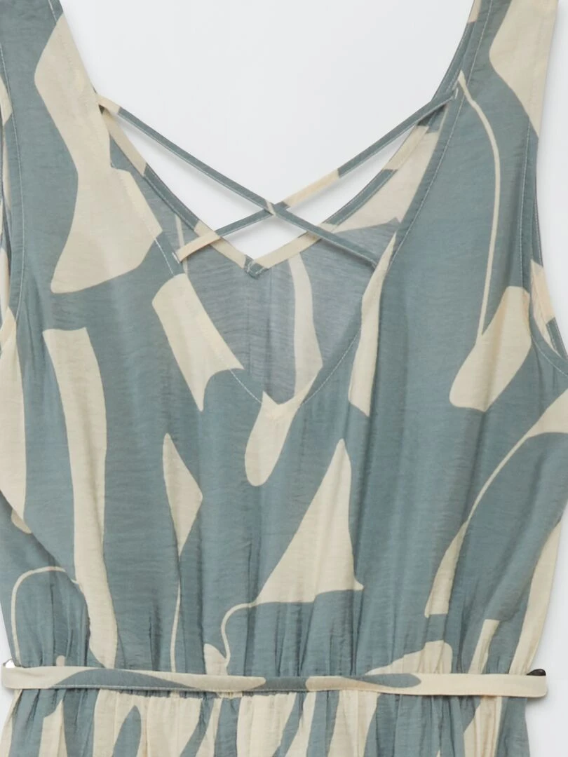 Robe longue 'JDY'   Beige/vert