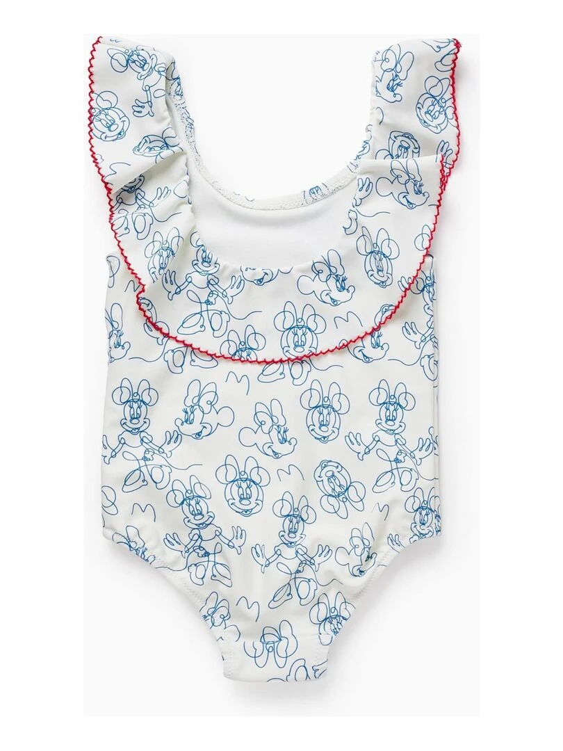 Maillot de Bain UPF80 pour Bébé Fille 'Minnie' Blanc