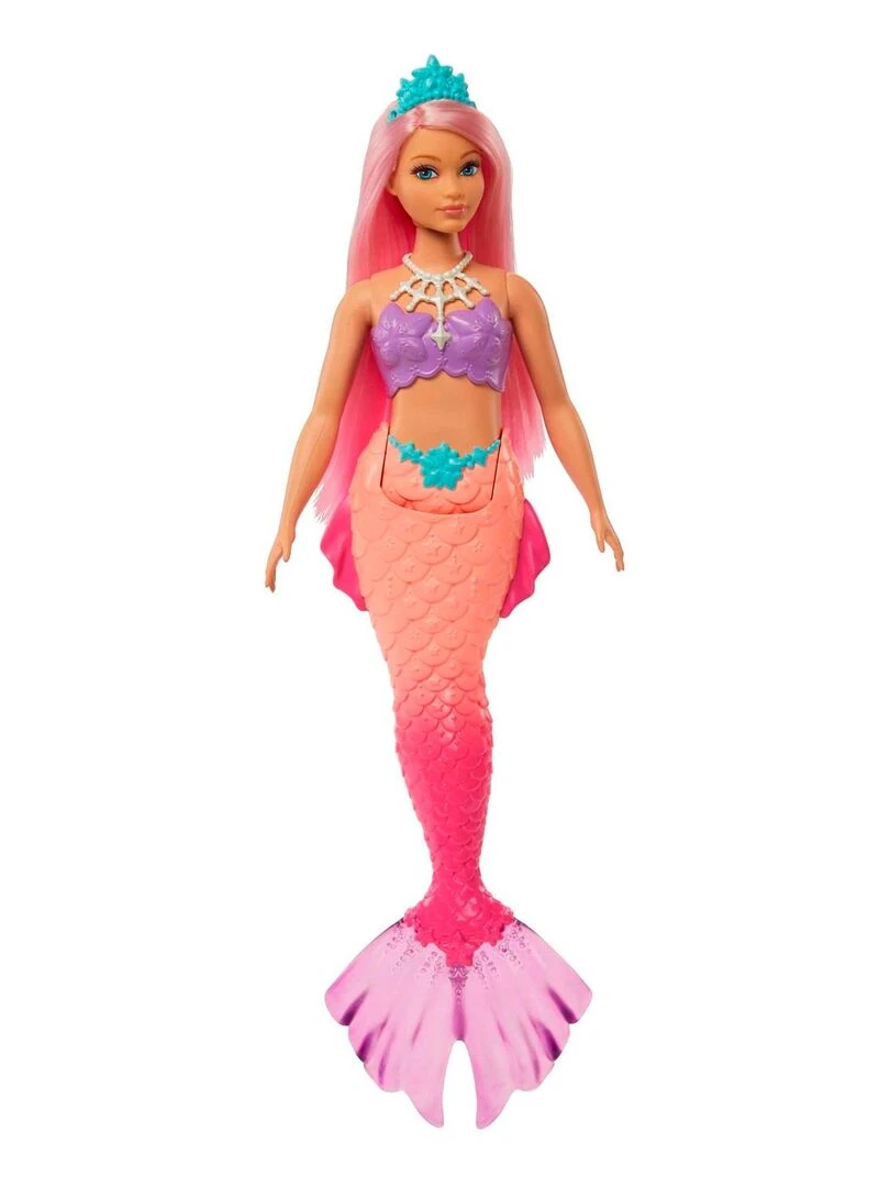 Barbie Dreamtopia Poupée Mannequin Sirène Cheveux Roses N/A
