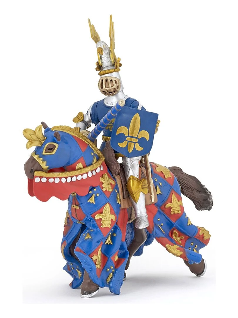 Figurine Chevalier bleu Fleur de Lys   N/A
