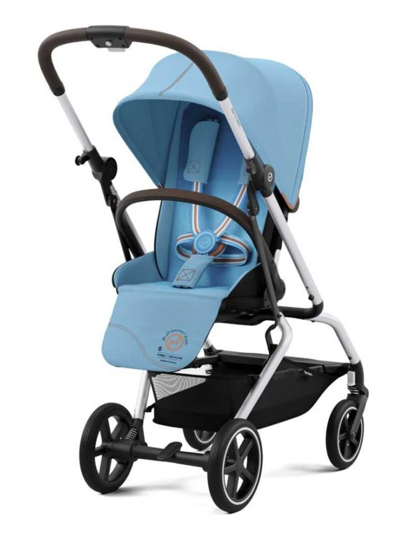Poussette Eezy S Twist +2 Beach Blue (gold) Bleu