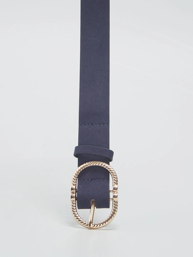 Ceinture en suedine   Bleu