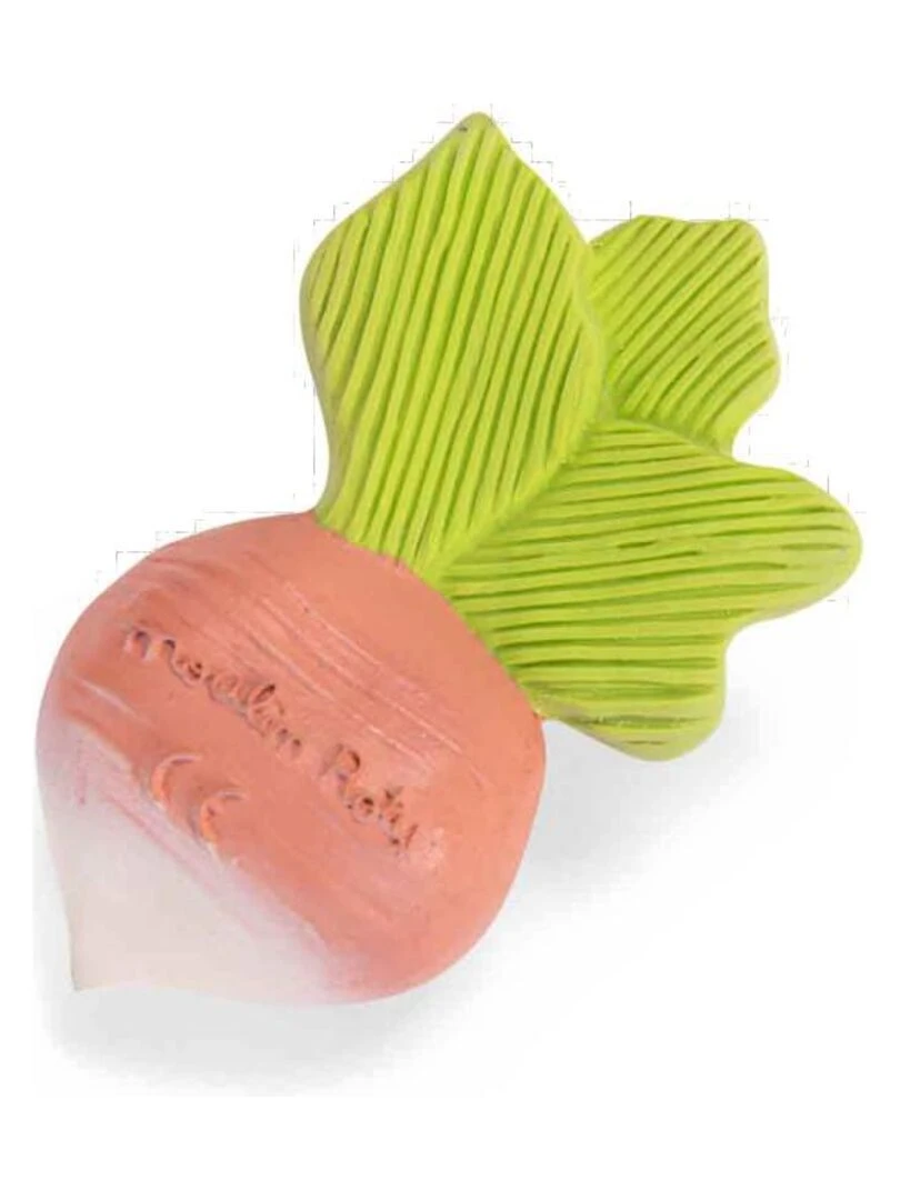 Hochet de dentition caoutchouc Radis Trois petits lapins (emb/3) Multicolore