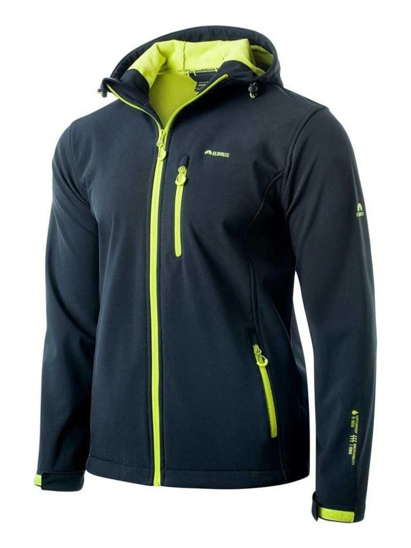 Elbrus   Veste softshell IVER   Noir Vert