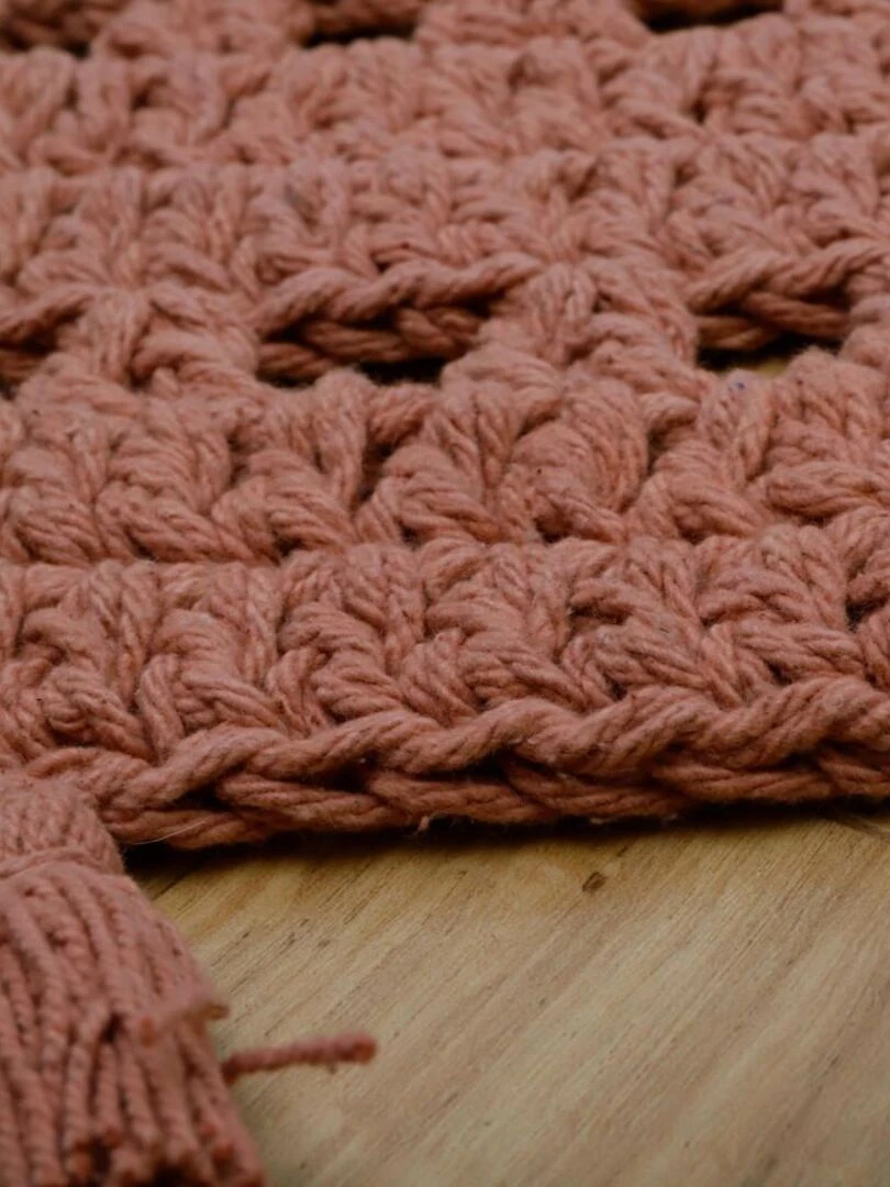 Tapis Coton Nila Liege par Nattiot   Ø 120 cm   Nattiot   Marron