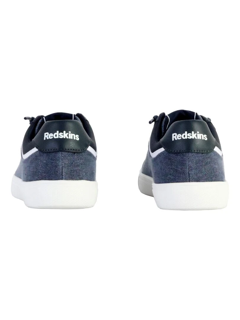 Basket Cuir Redskins Andalou   Bleu