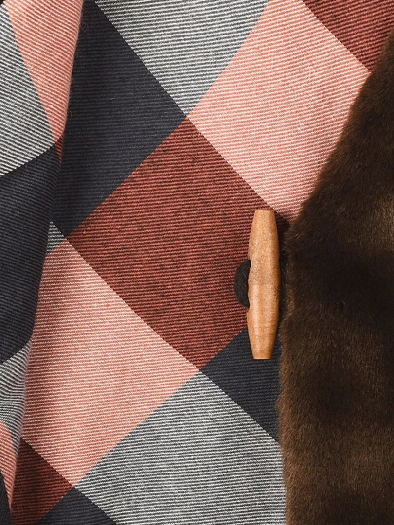 Gilet de berger   imitation fourrure marron  PETITE BERGERE   'LA FAUTE A VOLTAIRE'   Marron