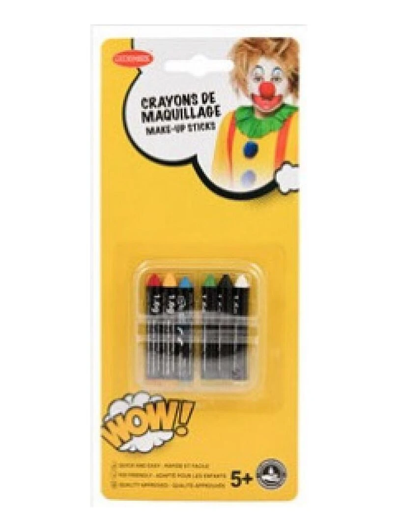 Boite de 6 crayons gras Maquillage Multicolore