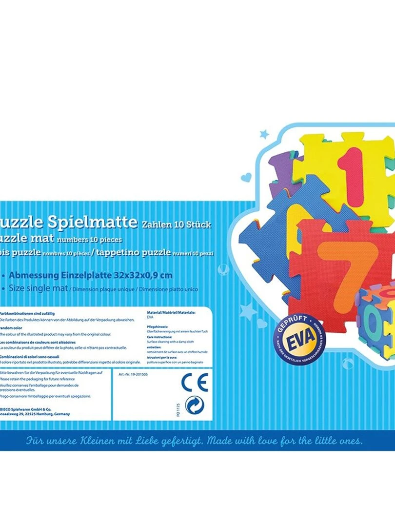 nombres Puzzelmatte avec des plaques Individuelles   N/A