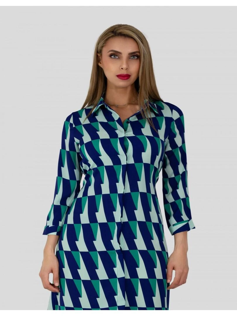 Robe longue Kebello   Vert