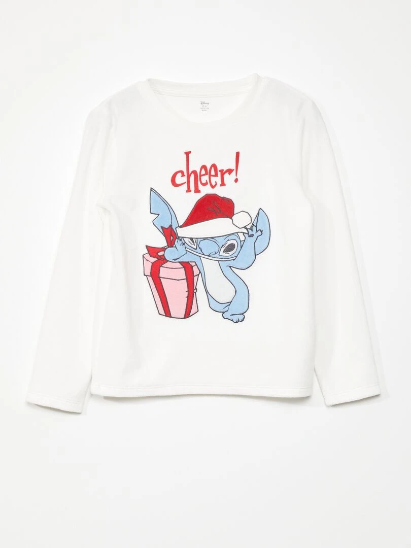 Ensemble pyjama 'Lilo & Stitch'   2 pièces   Rouge/blanc