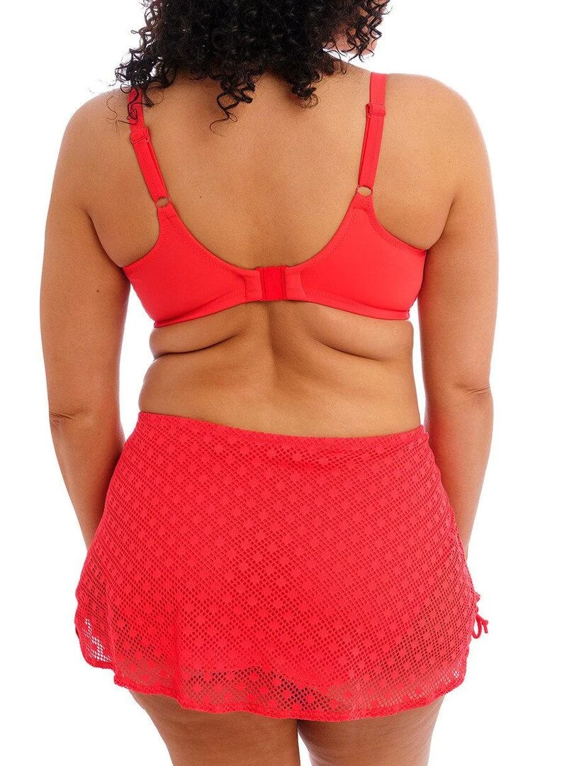 Culotte de bain avec jupe ajustable Bazaruto   Rouge