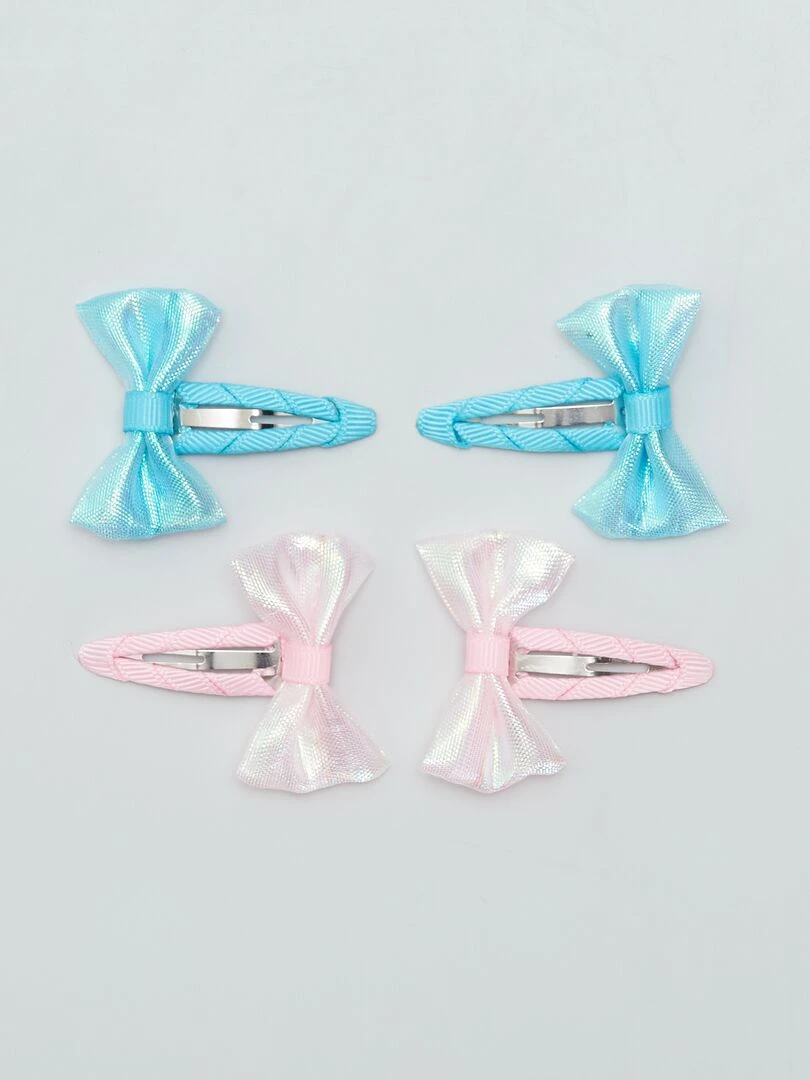 Lot de 4 pinces à nœuds Rose