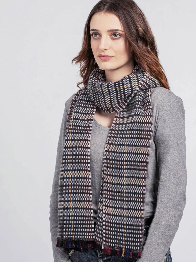Echarpe Motus Fabriqué en France Gris