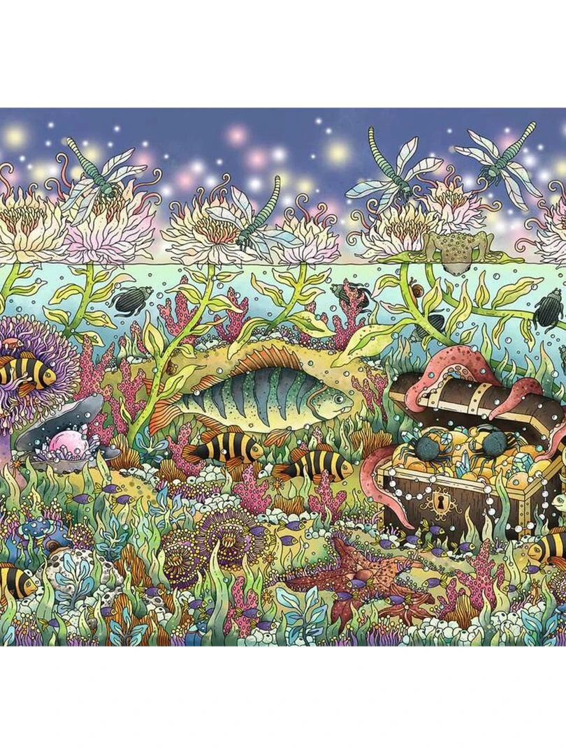 Puzzle Le crépuscule dans le monde sous marin N/A