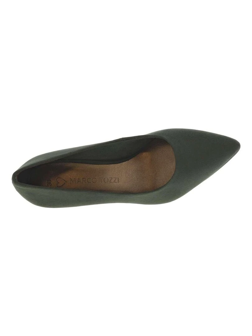MARCO TOZZI   Escarpins talon décroché moyen   Kaki