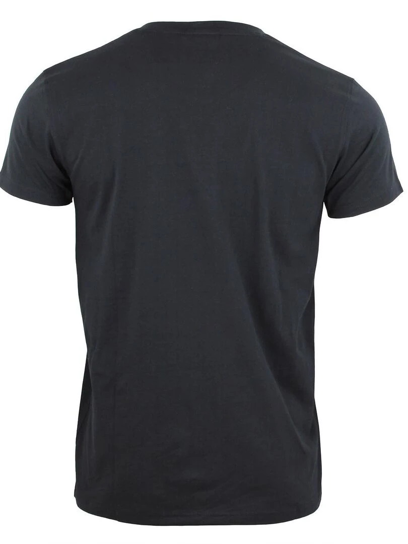 T shirt manches courtes homme CABRI PEAK MOUNTAIN Noir Noir
