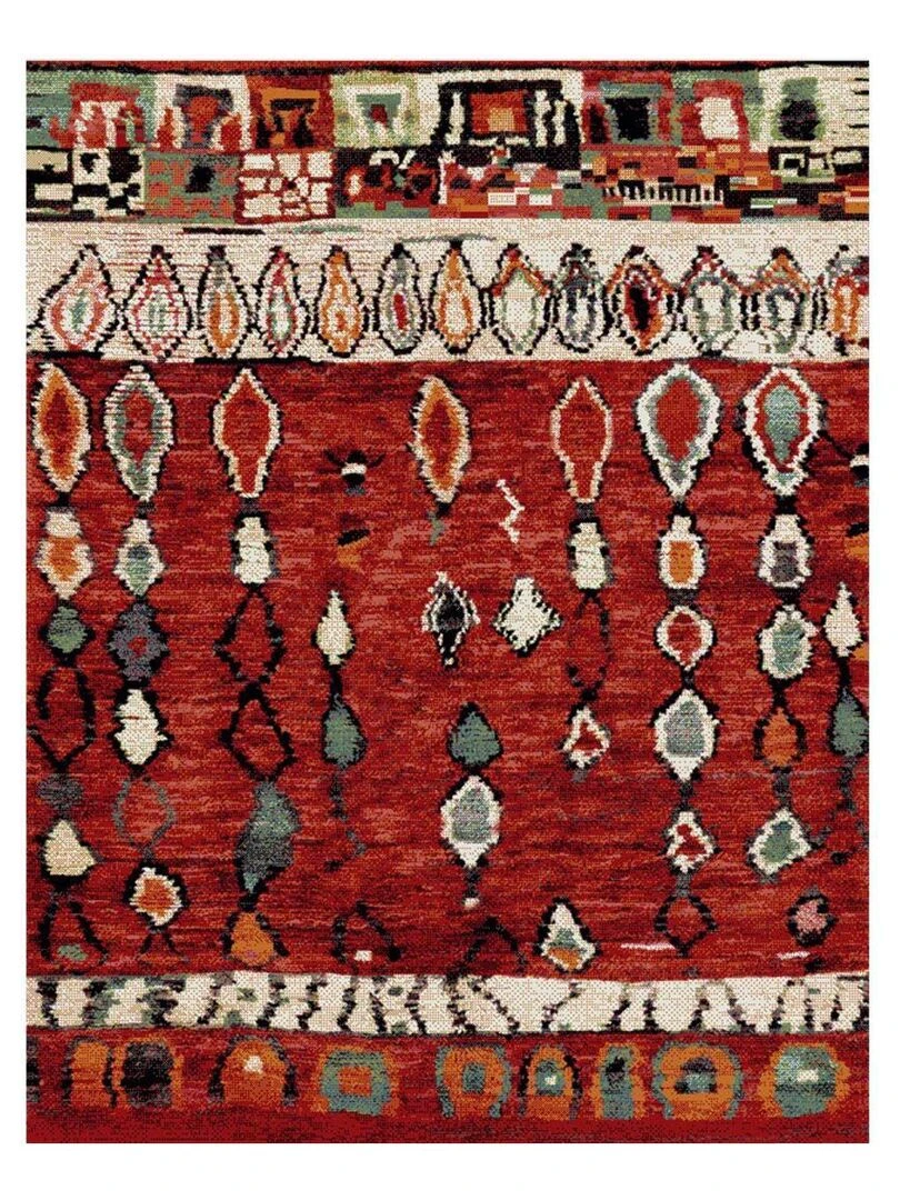 Tapis salon MO 75 OEKO TEX® Rouge