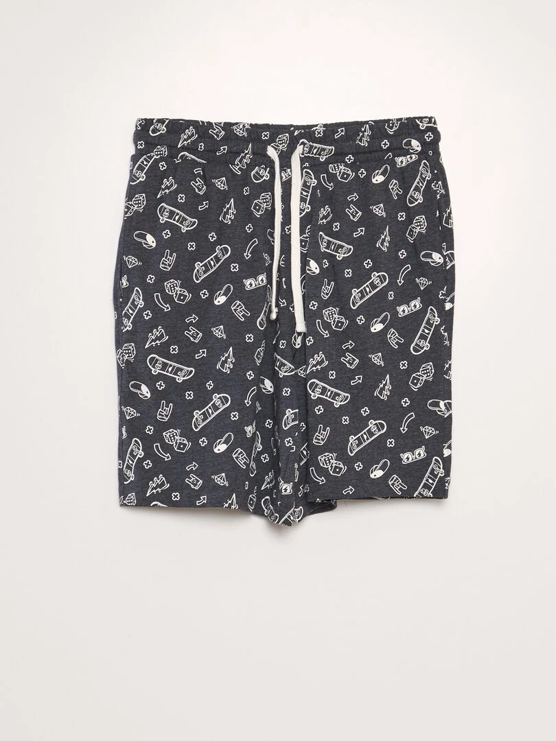 Lot de 2 shorts en jersey Gris