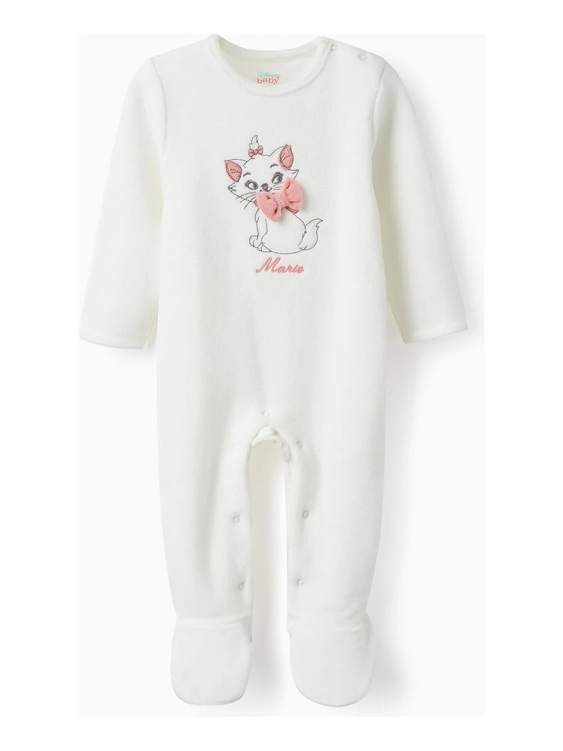 Grenouillère polaire avec nœud pour bébé fille 'Marie' DISNEY CLASSICS Blanc