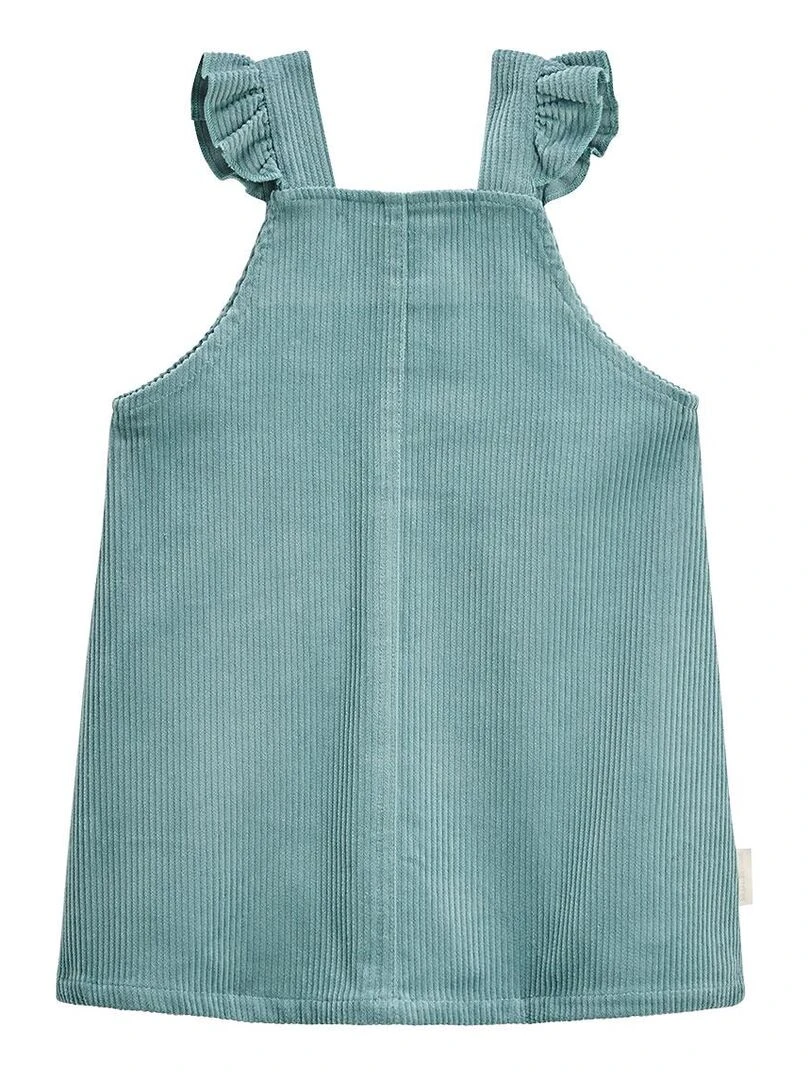 Robe fille en velours côtelé Naya   Bleu