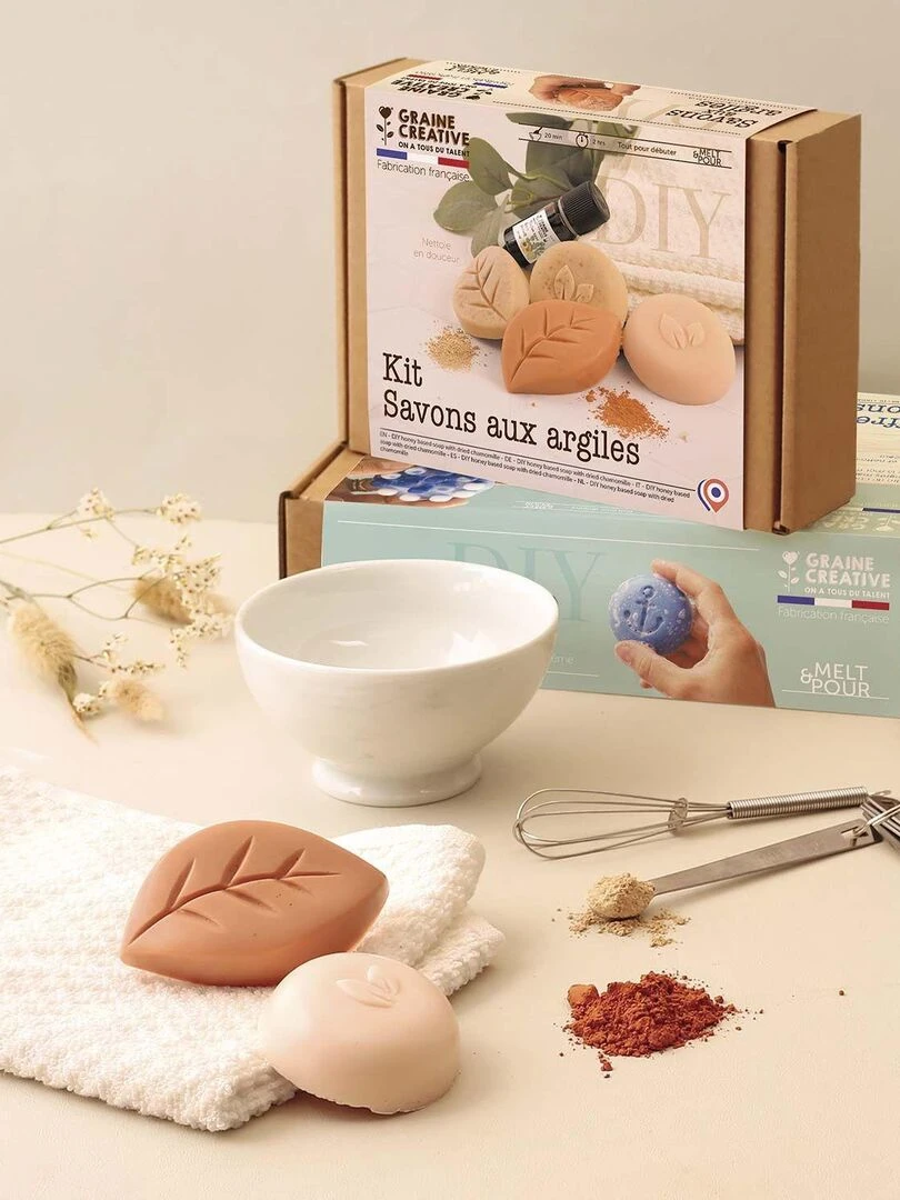 Coffret DIY savons aux argiles   N/A
