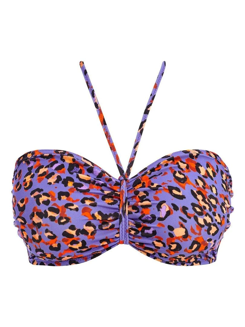 Maillot de bain bandeau à armatures Santiago Nights   Bleu