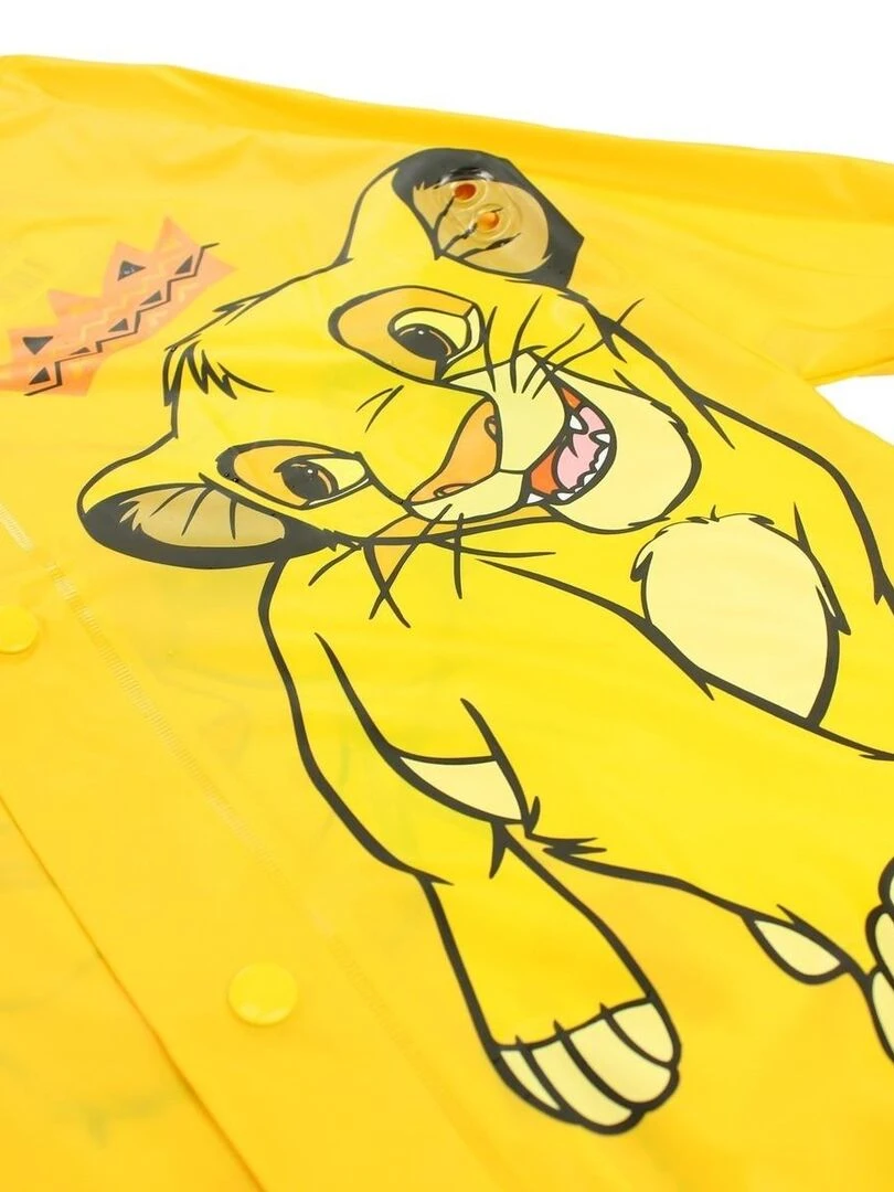 Disney   Impermeable garçon imprimé Le Roi Lion   Jaune