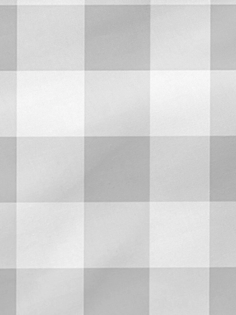 Taie d'oreiller Vichy "Happyfriday"   Gris