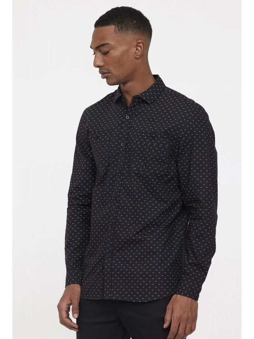 Lee Cooper Chemise manches longues coton regular DIZO Noir