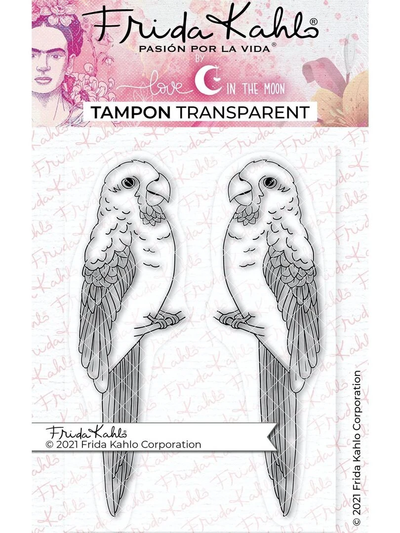 2 tampons transparents Perruches 9 5 x 6 5 cm N/A