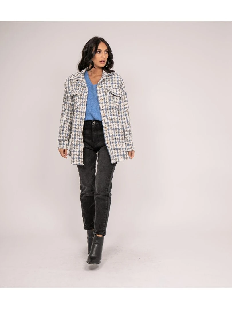 Surchemise carreaux UBARTH   Bleu
