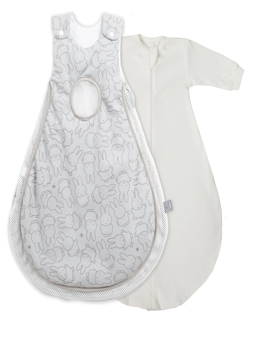 ROBA safe asleep® Gigoteuse Bébé Air Plus Design "miffy®" Gris clair