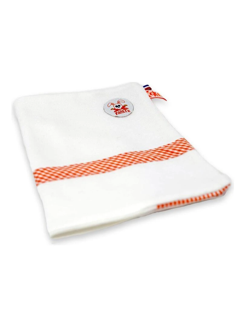 Protège Carnet De Santé En Coton Bio Wooly Blanc