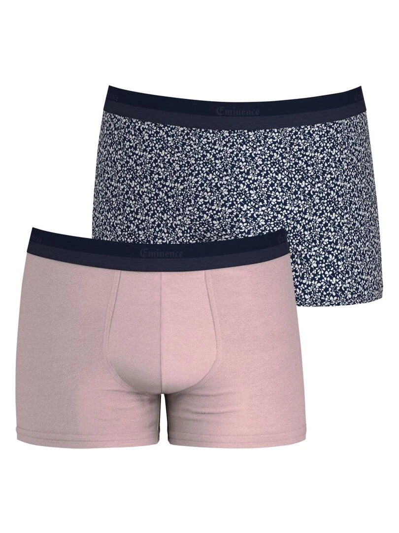 Lot de 2 boxers homme Edition Coton bio Rose