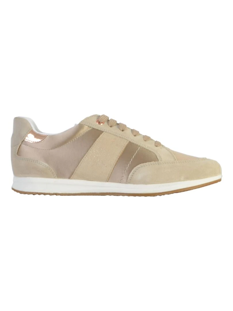 Basket Cuir Geox Avery D25H5A Beige